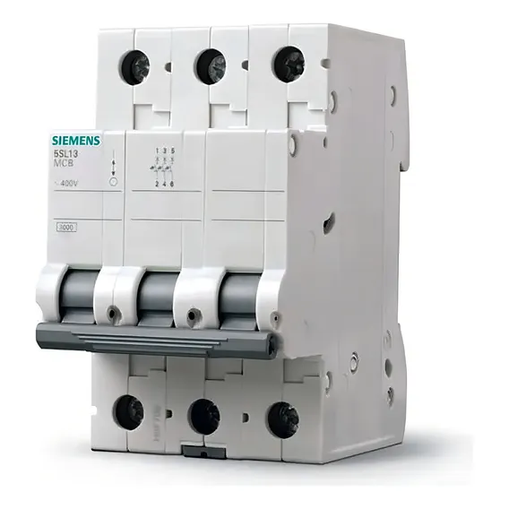 Disjuntor Tripolar Din 10a SIEMENS Foto 1