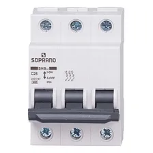 Disjuntor Tripolar Din 25a Soprano Foto  mini 1