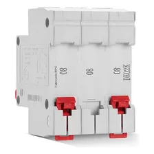 Disjuntor Tripolar Din 63a 3p Curva C 3ka Steck Sdd63c63 Foto mini  3