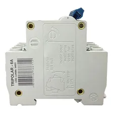 Disjuntor Tripolar Din 6a 10a 16a 20a 25a 32a Curva C Foto mini 3