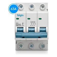Disjuntor Tripolar Elgin 63a Foto mini 4