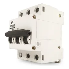 Disjuntor Tripolar Soprano 63a Din Branco Foto mini 1