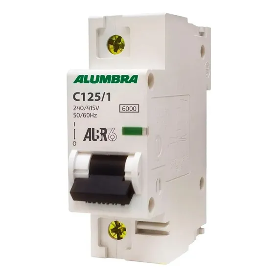 Disjuntor Unipolar 125a Albr6 9251 1 Polo Alumbra Foto 1