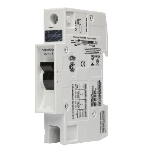 Disjuntor Unipolar 25a Curva B Siemens Foto 1