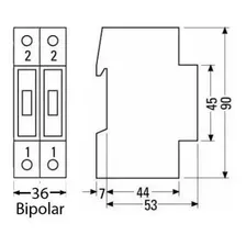 Disjuntor Unipolar 32a Curva C Din Steck Foto mini  3