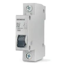 Disjuntor Unipolar Siemens Curva C 10a Foto mini 1