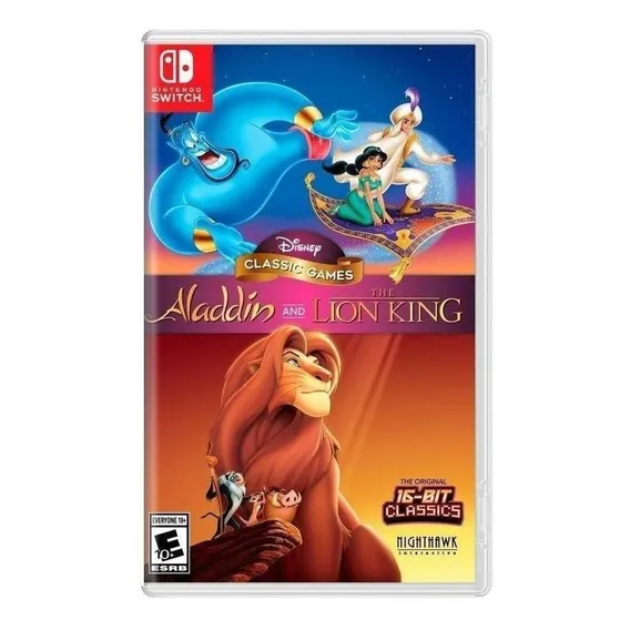 Disney Classic Games: Aladdin and The Lion King Aladdin and The Lion King Nintendo Switch Físico Foto 1