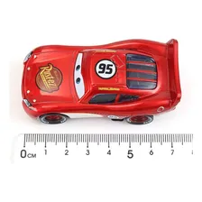 Disney Pixar Cars Cruisin Lightning Mcqueen Metal Loose Cor Vermelho Foto mini 3
