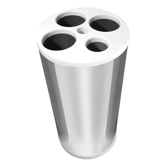 Dispensador De Copos Aço Inox Com Tampa Plástica Água/café Foto 1