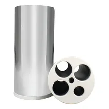 Dispensador De Copos Aço Inox Com Tampa Plástica Água/café Foto mini 4