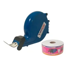Dispensador De Senha + 2 Rolos De Senha. Cor Azul Foto mini 1