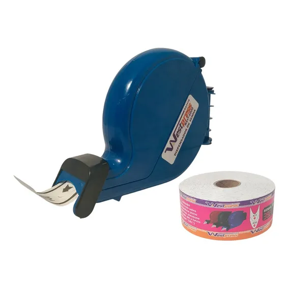 Dispensador De Senha + 2 Rolos De Senha. Cor Azul Foto 1
