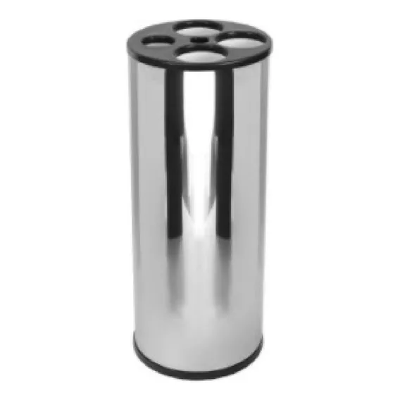 Dispensador Lixeira De Copos Inox 24x50cm Misto Água E Café Foto 1