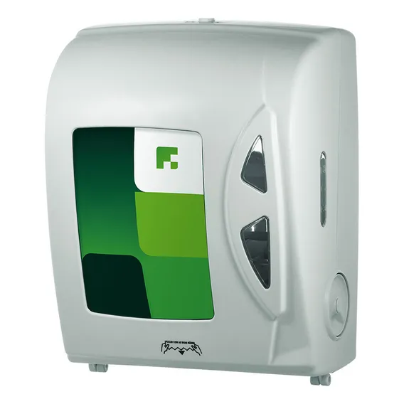 Dispenser Autocorte Toalheiro Para Papel Bobina Rolo Toalhas Fortcom Infinity Foto 1