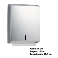 Dispenser Banheiro Para Papel Toalha Aço Inox Frigopro Foto mini 3