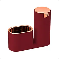 Dispenser Detergente E Esponja Para Cozinha Vermelho Arthi Foto  mini 1