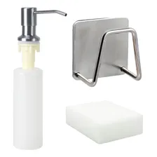 Dispenser Detergente Embutir Dosador Sabonete Líquido Inox Cor Branco Foto mini 1