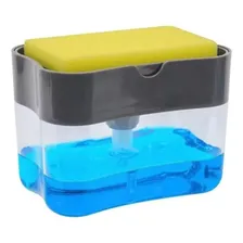 Dispenser Detergente Porta Bucha Pia Cozinha Esponja Foto mini 2