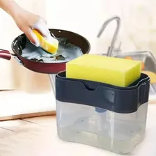Dispenser Detergente Porta Bucha Pia Cozinha Esponja Foto mini 3