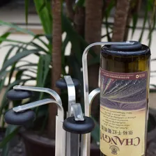 Dispenser Dosador De Bebidas Giratório 6 Garrafas Inox Foto mini 4