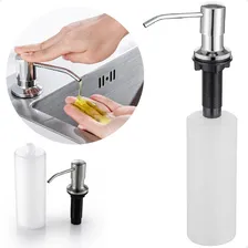 Dispenser Dosador Embutir Pia Detergente Sabonete Liquido Foto mini  3