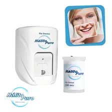 Dispenser Fio Dental + Refil Dental 500m Parede 24h Foto mini  3