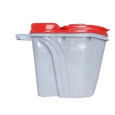 Dispenser Home Porta Ração Plast Pet 3,5l Diversas Cores Cor Vermelho Foto mini  2
