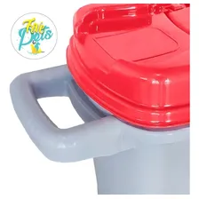 Dispenser Home Porta Ração Plast Pet 3,5l Diversas Cores Cor Vermelho Foto mini  3
