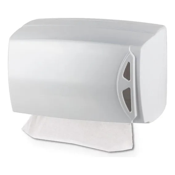 Dispenser Papel 2 Em 1 Toalha Interfolhado Ou Bobina 100m Foto 1