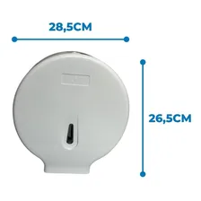 Dispenser Papel Higienico Suporte Rolão Branco Sustentável Foto mini  3