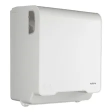 Dispenser Papel Toalha Auto Corte Branco Bobina Mecânico Foto mini 4