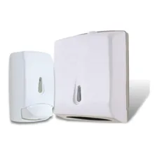 Dispenser Papel Toalha Interfolha + Saboneteira 800ml Foto mini 4