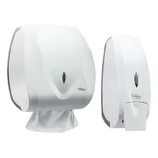 Dispenser Papel Toalha + Saboneteira Premisse Velox Branco Foto mini 1