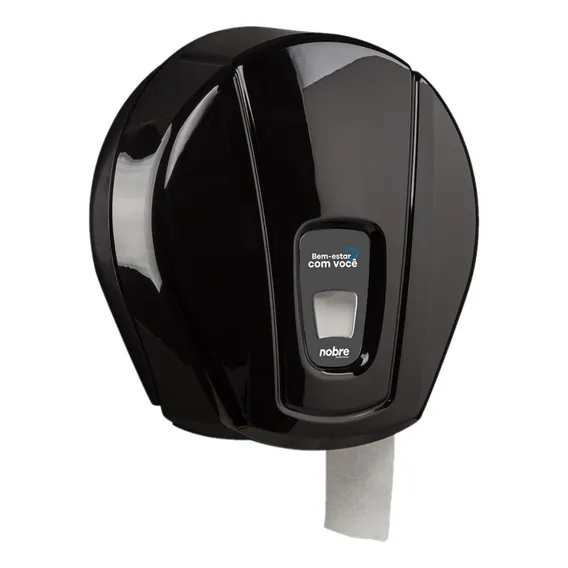Dispenser Para Papel Higiênico Rolão- Preto Foto 1