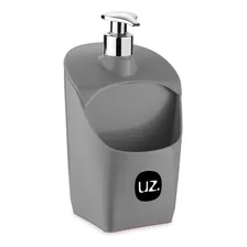 Dispenser Porta Detergente Esponja Organizador Pia Cozinha Cor Cinza Foto mini  2