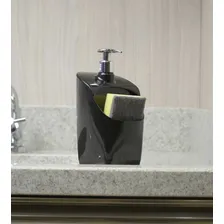 Dispenser Porta Detergente Esponja Organizador Pia Cozinha Cor Cinza Foto mini  3