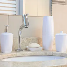 Dispenser Porta Sabonete Líquido Álcool Acrílico Uz522 Cor Branco Foto mini 3