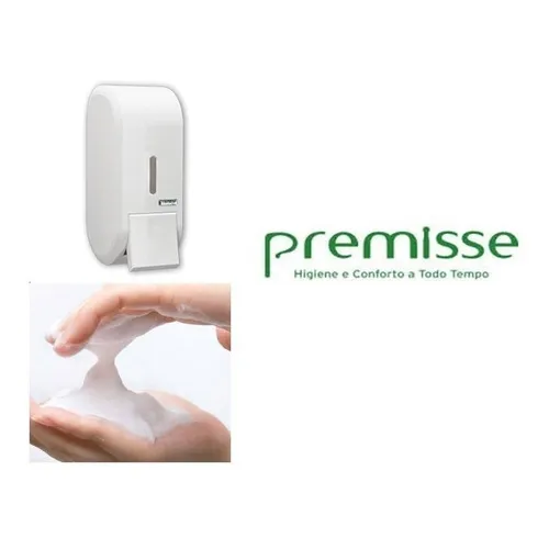Dispenser Sabonete Espuma Saboneteira Urban Premisse 400ml Cor Branco Foto 1