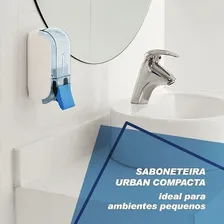 Dispenser Saboneteira Liquido Premisse Urban Compacta Azul Foto mini 2