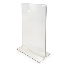 Display 10x15 A6 T Invertido Porta Folder Folheto- Kit 10 Foto  mini 1