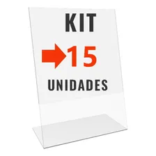 Display 30x21cm Acrilico A4 - Kit Com 15 Unidades Foto mini 4