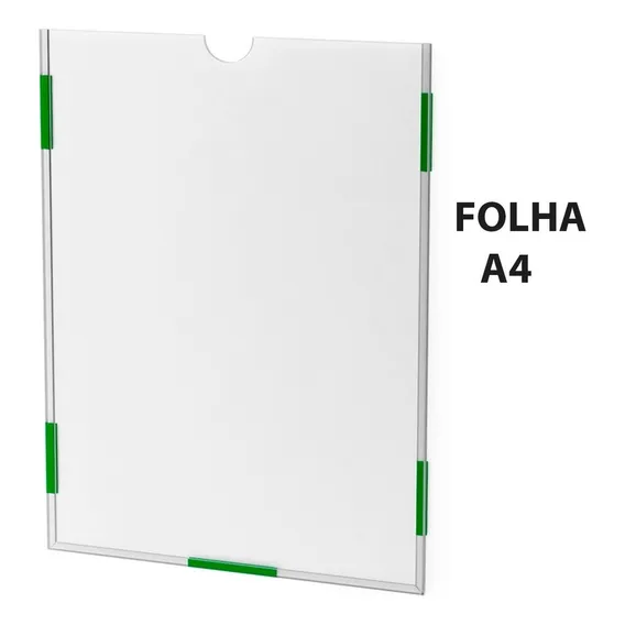 Display A4 AcrÃlico Parede 30x21cm Com Dupla Face Foto 1