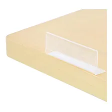 Display Etiqueta Porta Modelo L 10x3,5cm - 50 Peças Foto mini  2