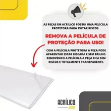 Display Etiqueta Porta Modelo U 5x2cm 100 Peças Cor Cristal Acrílico Store Porta Preço Foto mini 2