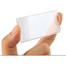 Display Etiqueta Porta Modelo U 5x2cm 100 Peças Cor Cristal Acrílico Store Porta Preço Foto mini 1
