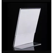 Display Expositor Em L 10x15 Acrílico Ps Cristal A6 50 Peças Foto mini 2