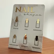 Display Expositor Formatos Unhas Nail Designer Cor AcrÃlico Espelhado Foto mini 4