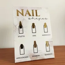 Display Expositor Formatos Unhas Nail Designer Cor AcrÃlico Espelhado Foto mini 3