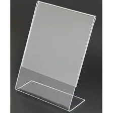 Display L Expositor 10x15 Acrílico Cardápio 30 Un Foto mini  3