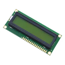 Display Lcd 16x2 Com Backlight Verde E Escrita Preta Foto mini 1